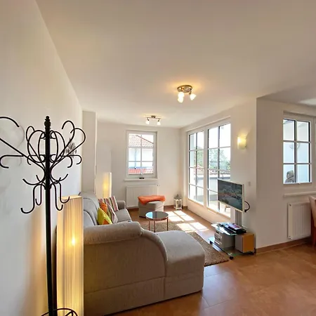 아파트 Haus Meeresblick A 3 04 Ostseekiesel Mit Balkon 바베