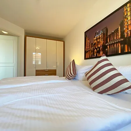 아파트 Haus Meeresblick A 3 04 Ostseekiesel Mit Balkon 바베
